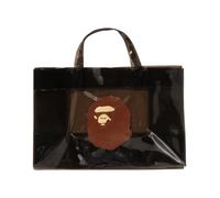 A BATHING APE - Ape Head Clear Bag M - - Bags - Uomo - Nero - ONE SIZE
