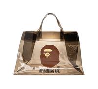 A BATHING APE, ,Bags ,Uomo ,Marrone ,ONE SIZE Shopper Bag Con Logo