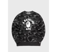 A BATHING APE - Camo College Crewneck SW - - Sweatshirts & Hoodies - Uomo - Nero - L