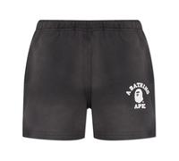 A BATHING APE - Logo Shorts - - Shorts - Donna - Nero - S