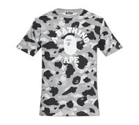 A BATHING APE - T-shirt con logo - - Tops - Uomo - Grigio - L
