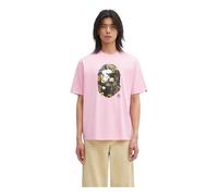A BATHING APE - T-shirt con stampa Ape Head stile vacanza - - Tops - Uomo - Rosa - L