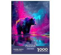 A Bear by The Lake Puzzle Impossibili 1000 Pezzi Interesting Decorazione Per La Casa. Giochi Rilassamento E Intelligence Per Adulti E Ragazzi Da 14 Anni 70x50cm/1000pcs