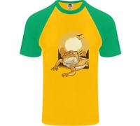 A Bearded Dragon IN The Deserto Sole DA UOMO S/S Baseball T-Shirt