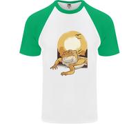 A Bearded Dragon IN The Deserto Sole DA UOMO S/S Baseball T-Shirt
