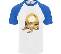 A Bearded Dragon IN The Deserto Sole DA UOMO S/S Baseball T-Shirt