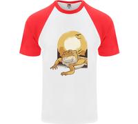 A Bearded Dragon IN The Deserto Sole DA UOMO S/S Baseball T-Shirt