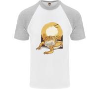 A Bearded Dragon IN The Deserto Sole DA UOMO S/S Baseball T-Shirt