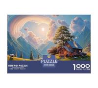 A Beautiful Landscape 1000 Pcs Cartoncino Premium Puzzle Mountain Valley Antistress Giocattoli Educativi Puzzle Per Bambini 38x26cm/1000pcs