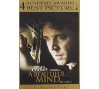 A Beautiful Mind (DVD) Russell Crowe Jennifer Connelly Ed Harris Paul Bettany