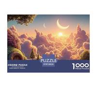 A Beautiful Sunrise over The Clouds 1000 Piece Taglio Preciso Puzzle Cherry Blossom Cloud Manor Divertente Jigsaw Educativo Per Amici 38x26cm/1000pcs