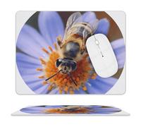 A Bee Tappetino per il mouse impermeabile antiscivolo con base in gomma tappetino per mouse con bordo cucito divertente tappetino per mouse da gioco per casa, ufficio, dormitorio, scrivania, accessori
