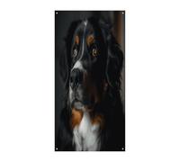 A Bernese Dog Front Door Covers Welcome Door Banner Large Funny Sfondo Banner Decorazioni da appendere all'interno e all'esterno e buoni regali di primavera per gli amici