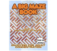 A Big Maze Book: Enjoying for Adult Concentration