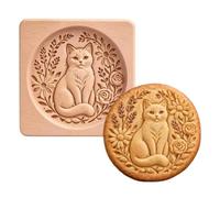 à Biscotti in rilievo Utensili per Pasticceria 3D a Forma | Stampo per biscotti a forma di animali, per Halloween, Ringraziamento, Natale, cioccolato, muffin, feste e gatti