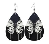 A Black And White Butterfly Orecchini Moda Pendenti Divertenti Orecchini Da Donna Per Festa Della Mamma Carnevale
