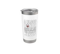 A Blood Donor Saved My Life His Name Is Jesus Bicchiere termico in acciaio inox doppia parete