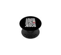 A Blood Donor Saved My Life His Name Is Jesus PopSockets PopGrip Adesivo