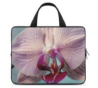 A Blooming Flower - Custodia per computer portatile, ultrasottile, impermeabile, 10", con cinghia da polso