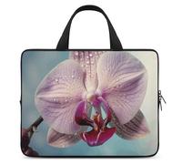 A Blooming Flower - Custodia per computer portatile, ultrasottile, impermeabile, da 15", con cinghia da polso