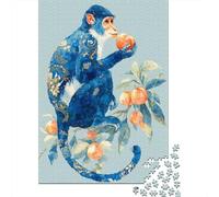 A Blue Monkey Puzzle Giochi 1000 Pezzi Regalo Per Lui E Per Lei Arte Animal Puzzle Adulti Foto 1000pcs (75x50cm)