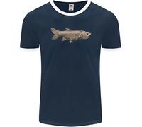 A Bolan Fish Fishing Fisherman Uomo Ringer T-Shirt FotL