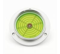 a Bolla Circolare di Precisione da Macchine Industriale in Alluminio E Acrilico con Quadrante Bianco E per Centratura Installazione Fissa Impianti E, Verde, size to 4