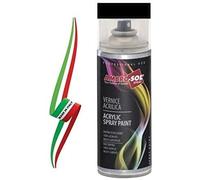 A BOMBOLETTA SMALTO ACRILICO SPRAY " NERO LUCIDO 9005" 400 ml "MADE IN ITALY "