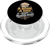 A Book A Day Keeps Reality Away Biblioteca PopSockets PopGrip per MagSafe