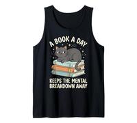A Book A Day Keeps The Mental Breakdown Away Divertente Canotta