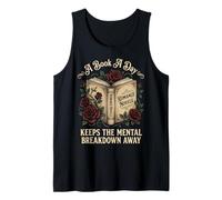 A Book A Day Keeps The Mental Breakdown Away Divertente Canotta
