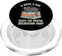 A Book A Day Keeps The Mental Breakdown Away Divertente PopSockets PopGrip per MagSafe