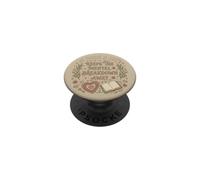 A Book A Day Keeps The Mental Breakdown Away Floral Bookish PopSockets PopGrip Adesivo