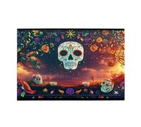 A Bright Sugar Skull 1000 Pezzi Puzzle Per Adulti Puzzle In Legno Per Adulti Regali Decorazione Domestica