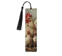 A Brood of Chickens Stampa Accessori da lettura Segnalibro in legno Segnalibri unici per libri con copertina rigida