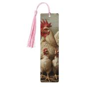 A Brood of Chickens Stampa Accessori da lettura Segnalibro in legno Segnalibri unici per libri con copertina rigida