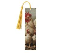 A Brood of Chickens Stampa Accessori da lettura Segnalibro in legno Segnalibri unici per libri con copertina rigida