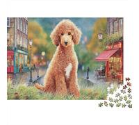 A Brown Puppy on The Grass Puzzle 1000 Pezzi - Ragazzi E Per Adulti, Rilassamento E Gioco Familiare Per Ideale, Regalo O Parete Da Decorazione 52x38cm/1000pcs