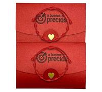 A BUENOS PRECIOS® - Bracciale sette nodi rosso originale - Contro il malocchio - Filo rosso protezione energia negativa - Amuleto per buona fortuna - Donna uomo bambini coppia amici (2 Bracciali),