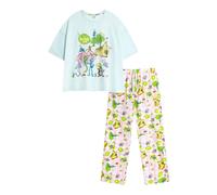 A Bug's Life Set Pigiama Lungo Personaggi Maniche Corte Donna (NS9286)