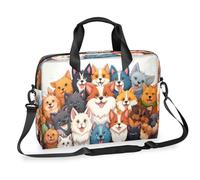 A Bunch Of Cute Dogs - Valigetta per computer portatile da 15,7 pollici, con tracolla staccabile, borsa per computer portatile, borsa messenger