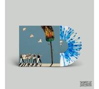 a burial at sea (clear with cyan splatter)