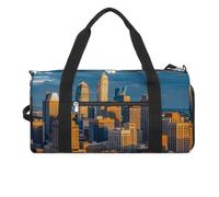 A Busy Town in The City, borsa da palestra per uomo e donna, impermeabile, grande borsone per allenamento in viaggio