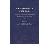 A. C. Elias Jonathan Swift's Word-Book (Tascabile)