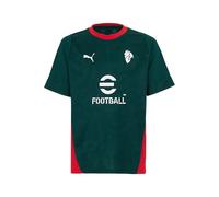 Ac Milan Puma Maglia Allenamento Training Shirt Verde Poliestere DryCell