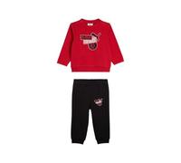 A.C. Milan - Kit Felpa con Cappuccio e Pantaloni Neonato, Set 2 Pezzi con Logo A.C. Milan e Puma, Prodotto Ufficiale, Neonato, Rosso, 6 Mesi