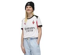PUMA AC Milan 2025/26 Away Shirt Junior, White 9-10Y