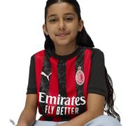 A.C. Milan - Maglia Gara Home, Stagione 2025/2026, Maglietta da Calcio, Prodotto Ufficiale, Bambino, 8 Anni