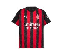 A.C. Milan Maglia Gara Home, Stagione 2025/2026, Maglietta da Calcio, Prodotto Ufficiale, Rossonero, XXL Unisex-Adulto