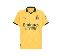 A.C. Milan Maglia Gara Third, Stagione 2025/2026, Maglietta da Calcio, Prodotto Ufficiale, Giallo, XXL Unisex-Adulto